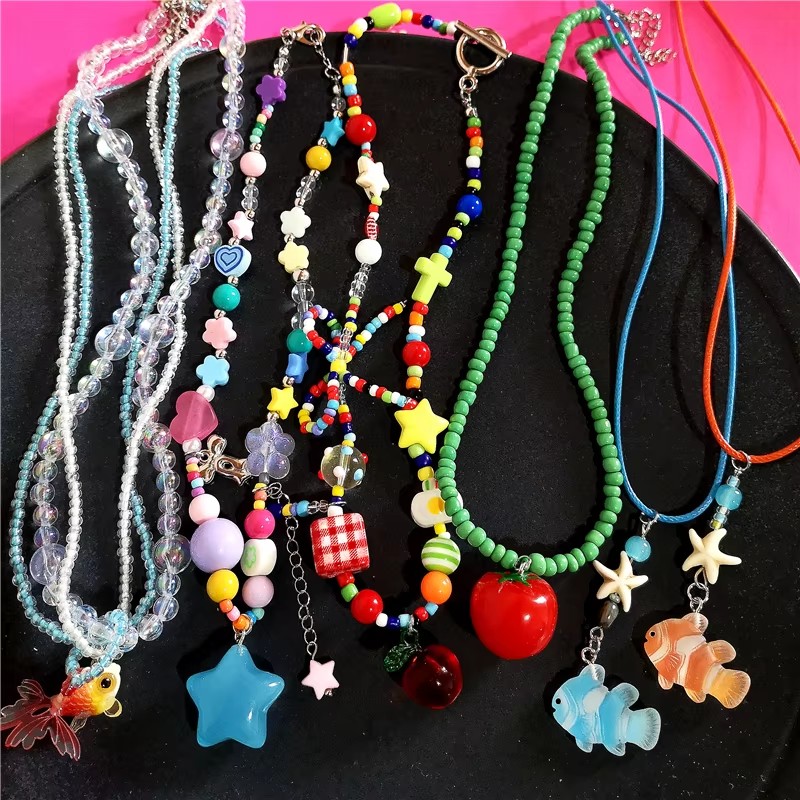 Women'S Emo Accessories - Leuke zomer Y2K hart fruit tomaat