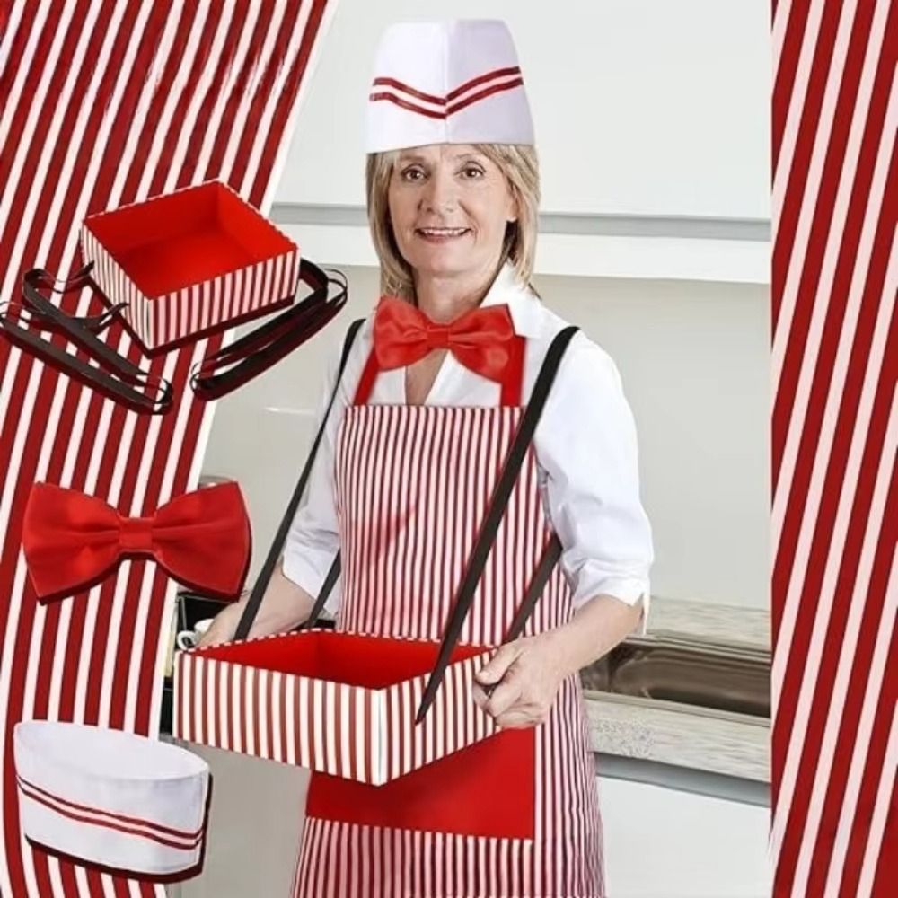 Women Kitchen Accessories - Carnavals Circus Ober Cosplay Schort met