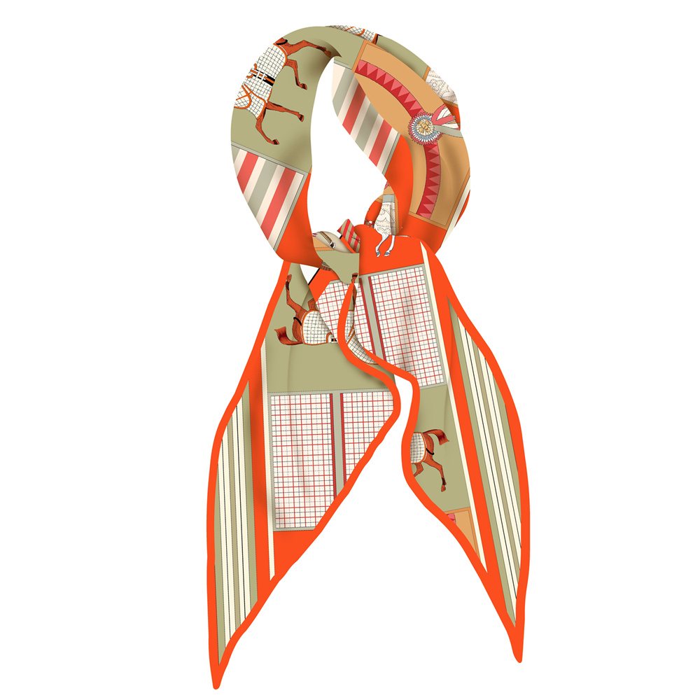 Silk Scarf Square - Nieuw ontwerp, modieuze bedrukte zijden sjaals,