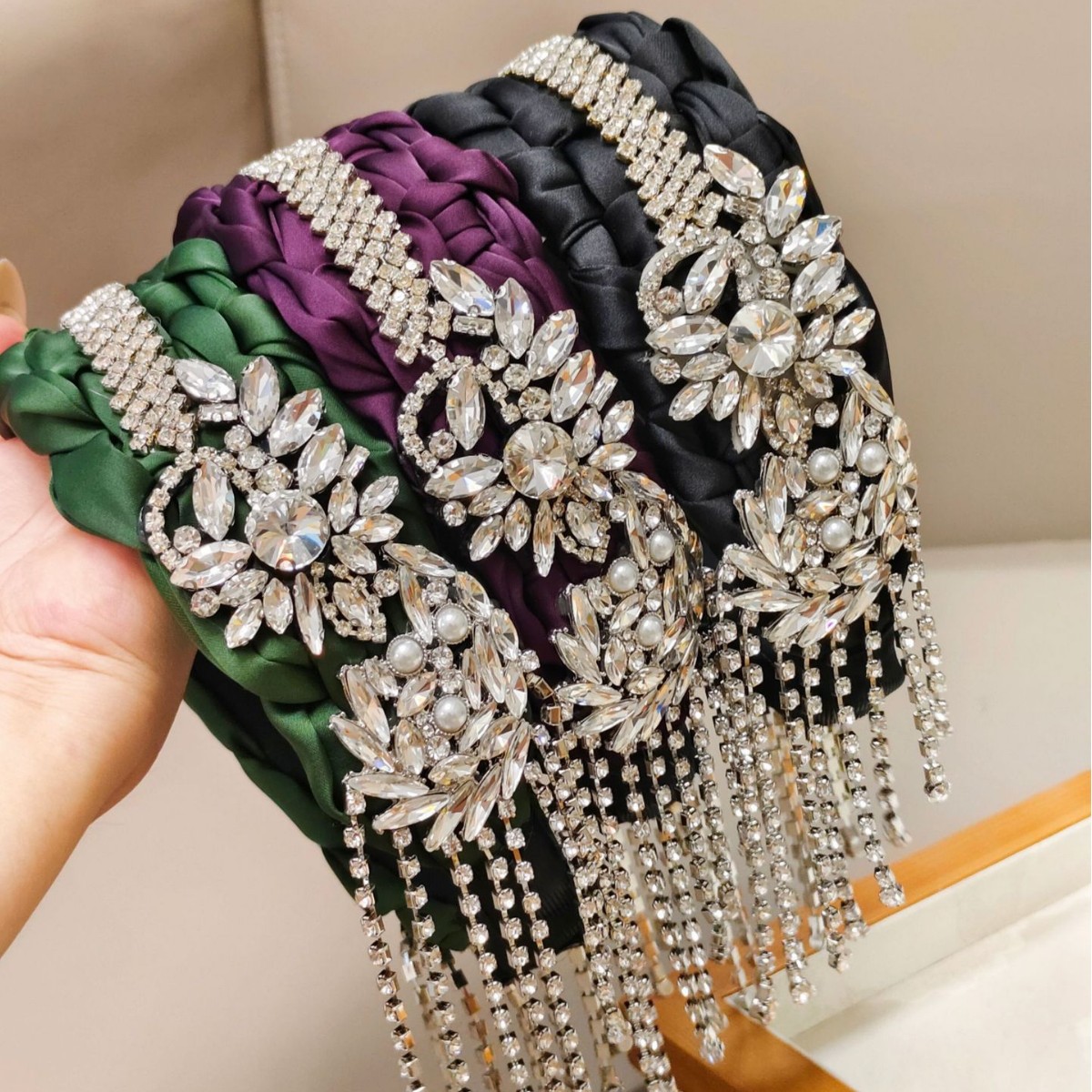 Women Accessories Sale - Hot Sale zware ambachtelijke strass kwastjes