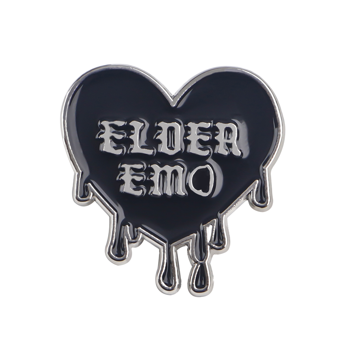 Zwart Hart Emo Emaille Pin Bro - Women'S Emo Accessories recensie en prijs