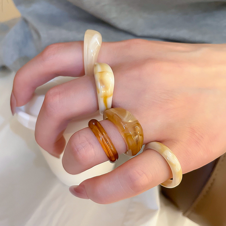 5PCS SET Trendy Kleurrijke Geo - Women'S Emo Accessories recensie en prijs