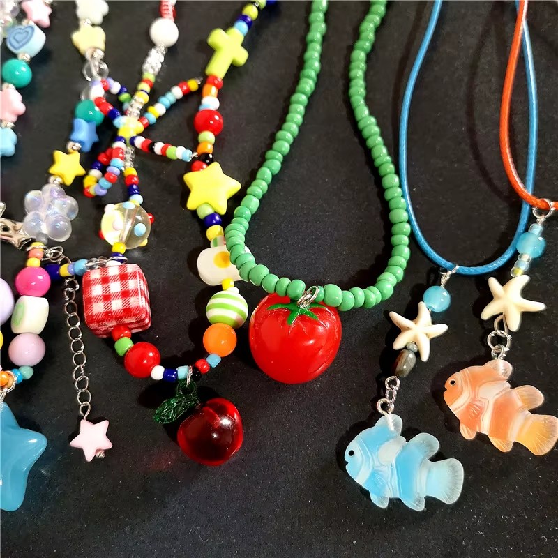 Leuke zomer Y2K hart fruit tom - Women'S Emo Accessories recensie en prijs