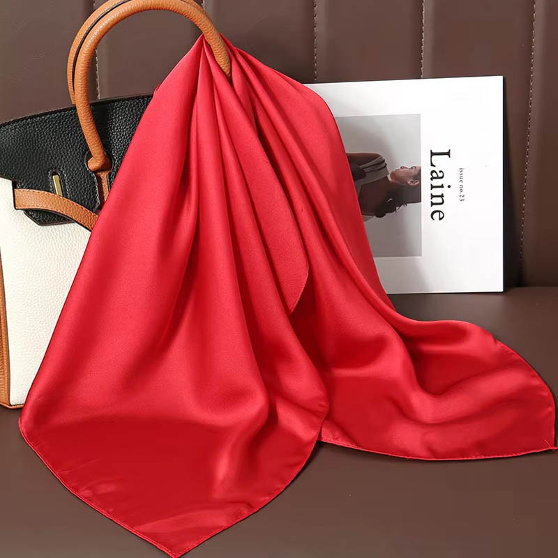 Luxe Effen Kleur Zijden Vierka - Silk Scarf Square recensie en prijs