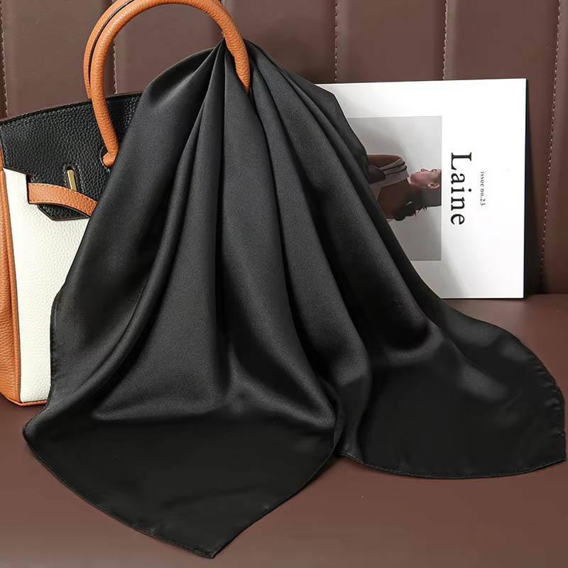 Luxe Effen Kleur Zijden Vierka - Silk Scarf Square recensie en prijs