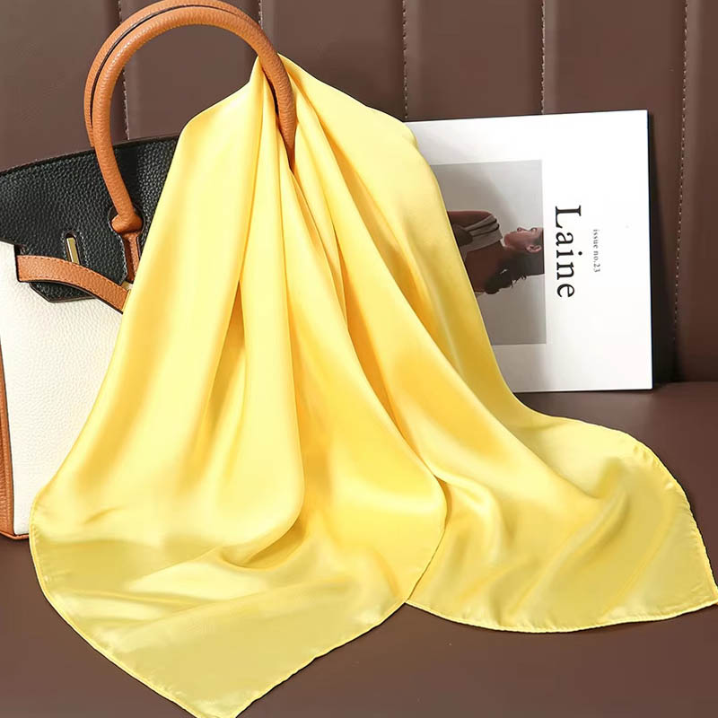 Luxe Effen Kleur Zijden Vierka - Silk Scarf Square recensie en prijs