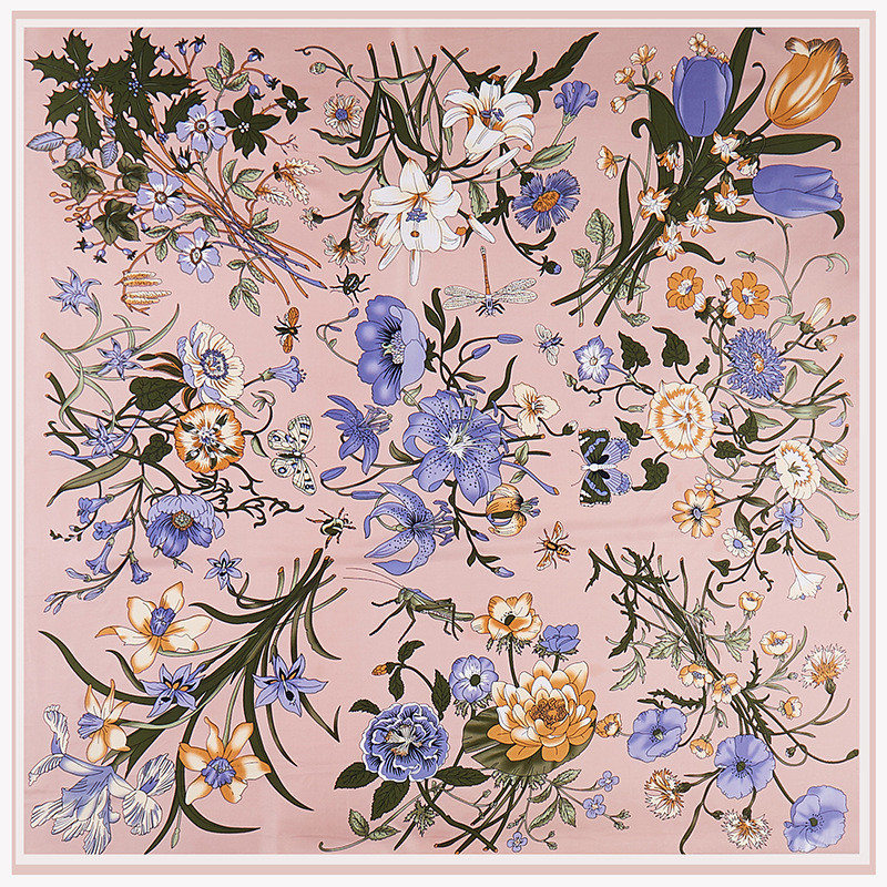 POBING Twill Zijden Sjaal Vrou - Silk Scarf Square recensie en prijs