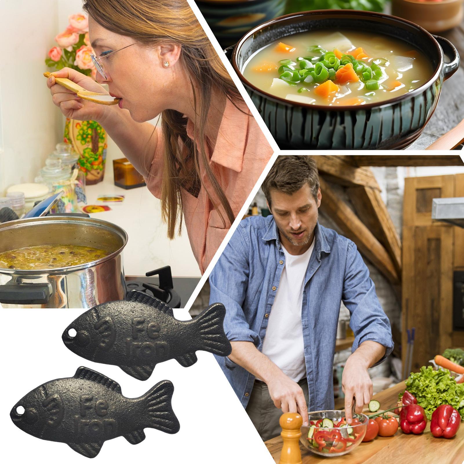 2 stuks ijzeren vis een natuur - Women Kitchen Accessories recensie en prijs